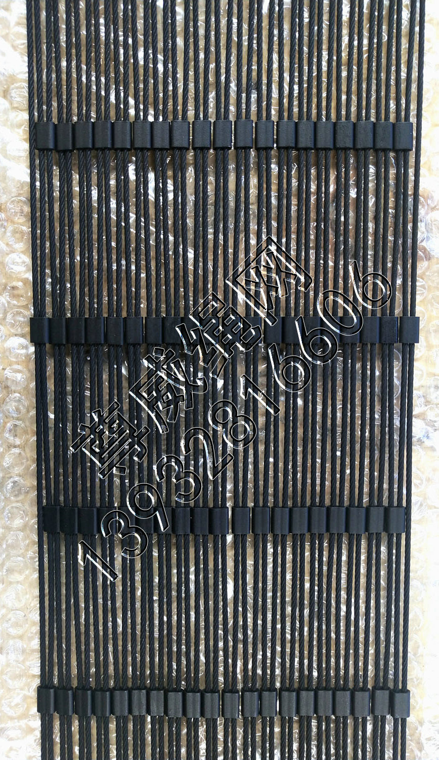 尊威黑色氧化不銹鋼繩網